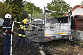 Хасково - кемпер - пожар