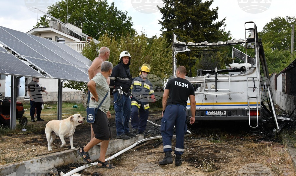 Хасково - кемпер - пожар