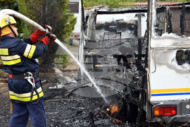 Хасково - кемпер - пожар
