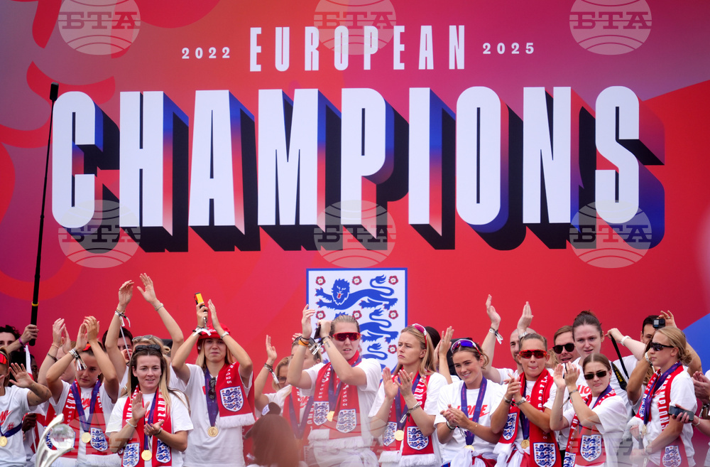 Britain Soccer England Soccer Euro 2025 Victory Parade