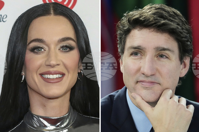 Бившият канадски премиер Трюдо и попзвездата Кейти Пери се появиха хванати за ръце на публично място 