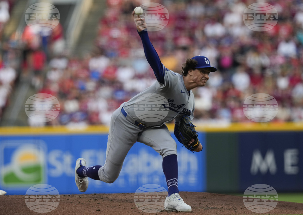 Dodgers Reds Baseball