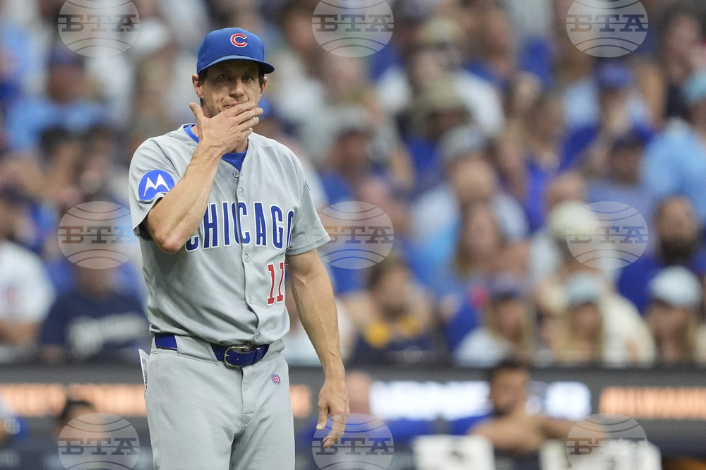 Cubs Brewers Baseball