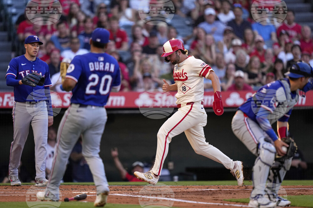 Rangers Angels Baseball