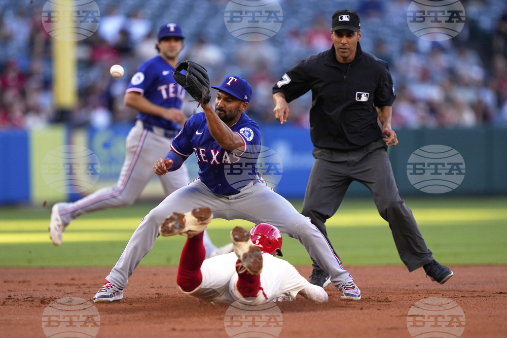 Rangers Angels Baseball
