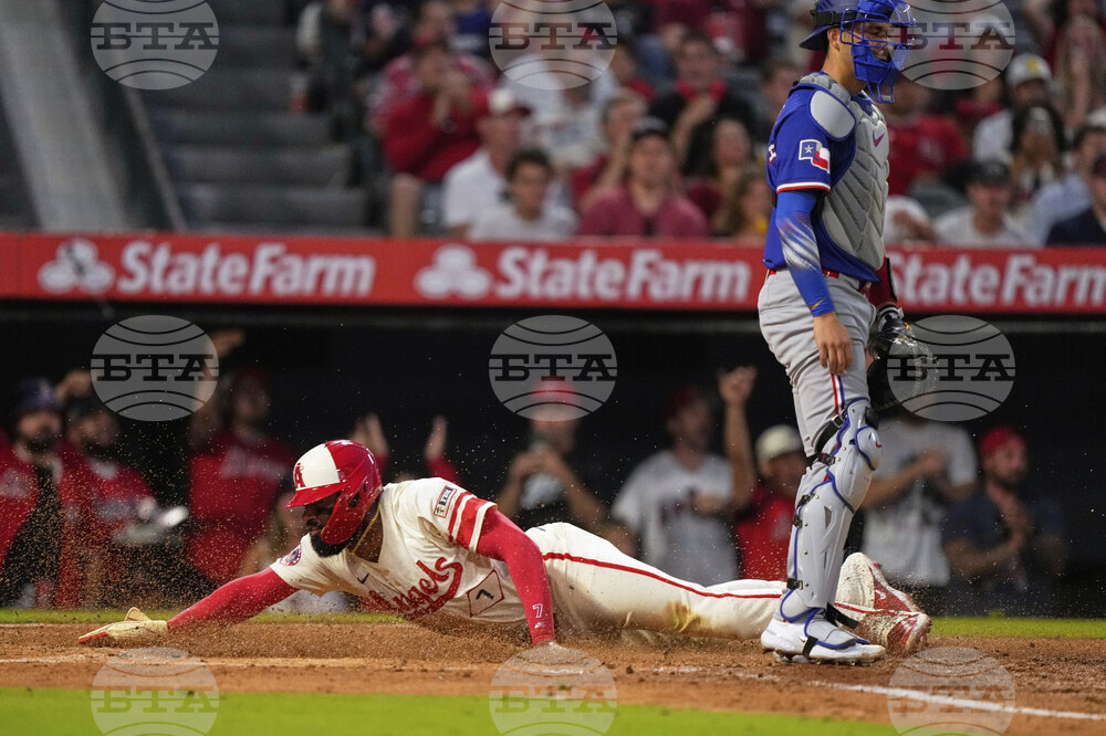 Rangers Angels Baseball
