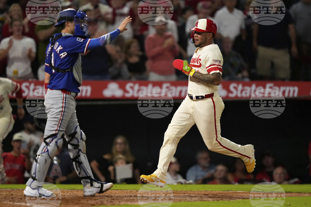 Rangers Angels Baseball