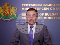 Министерски съвет - Борислав Гуцанов - брифинг