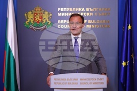 Министерски съвет - Борислав Гуцанов - брифинг