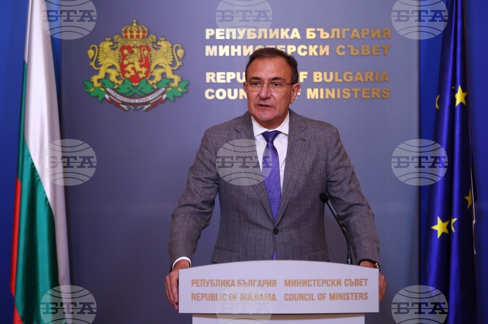 Министерски съвет - Борислав Гуцанов - брифинг