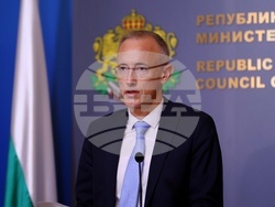 Министерски съвет - Красимир Вълчев - брифинг