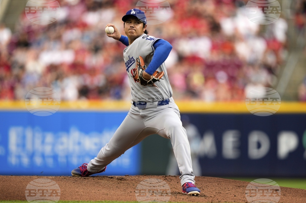 Dodgers Reds Baseball