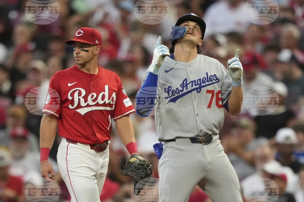 Dodgers Reds Baseball