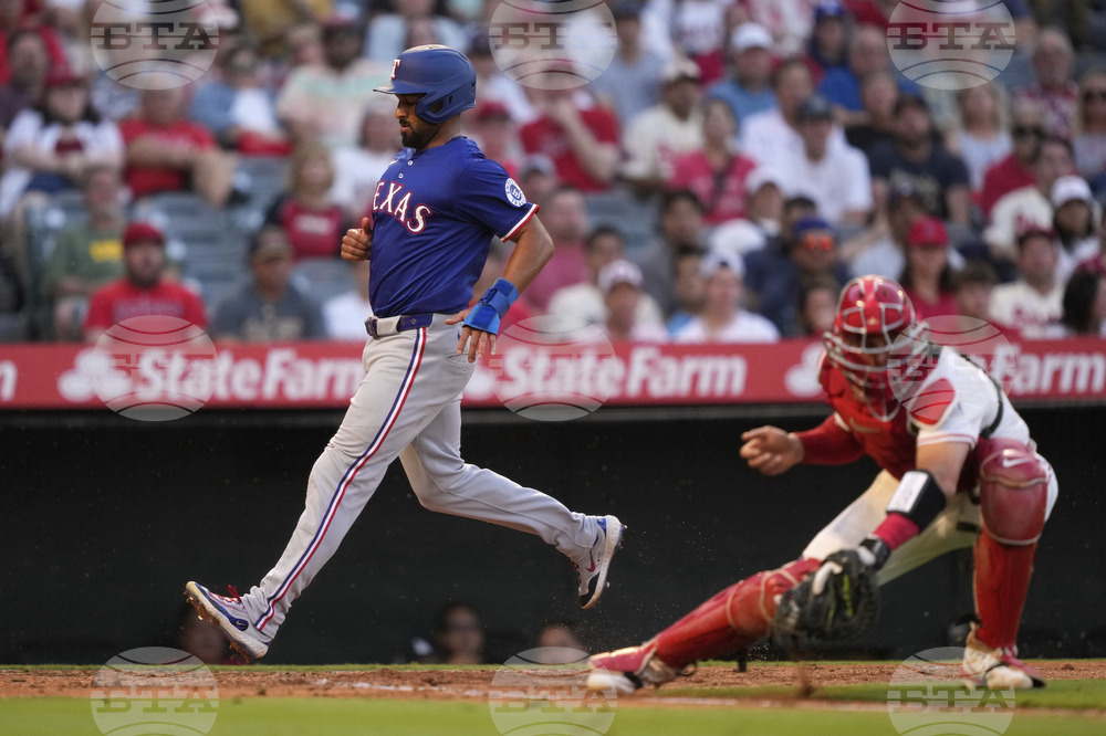 Rangers Angels Baseball
