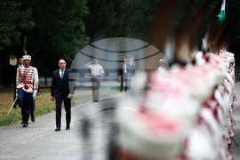 Военна академия „Г.С. Раковски“ - Румен Радев - офицери - випуск 2025 - почетен строй