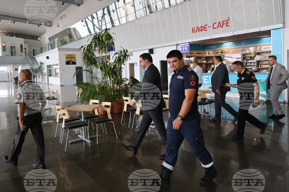 Летище Крумово - съдействие за гасене пожари - среща