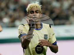 South Korea Soccer Barcelona Seoul