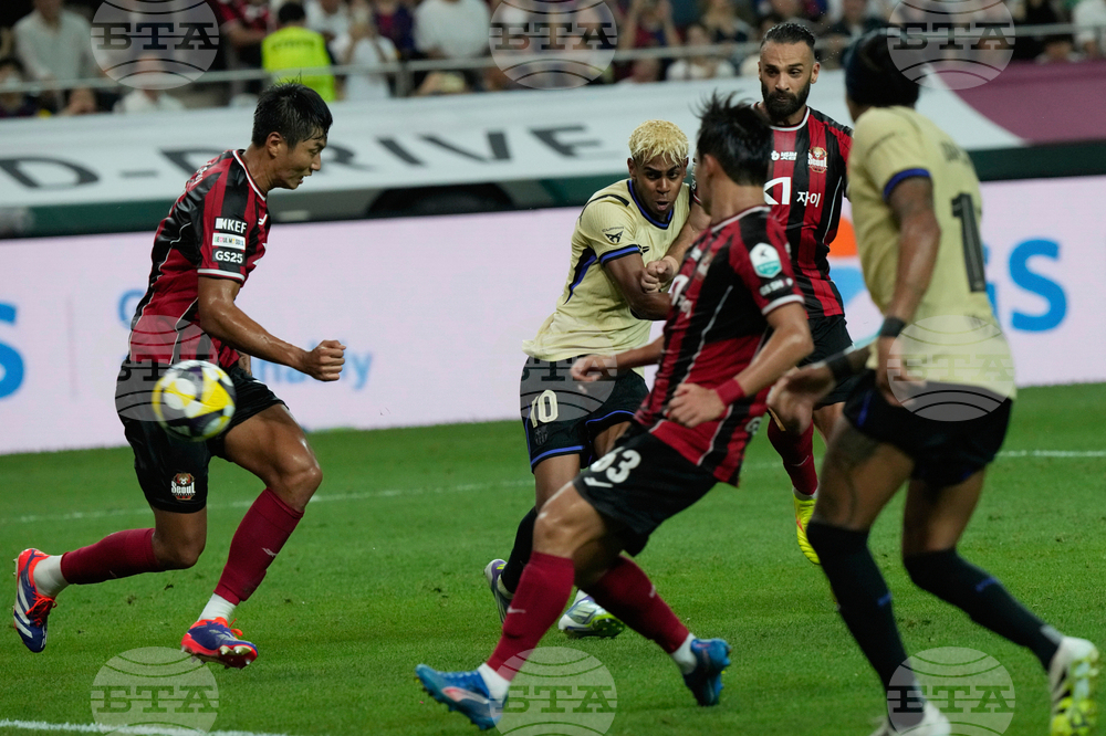 South Korea Soccer Barcelona Seoul