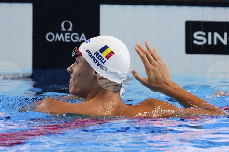 BTA Poll Names Romanian Swimmer Popovici Athlete of the Balkans for 2025