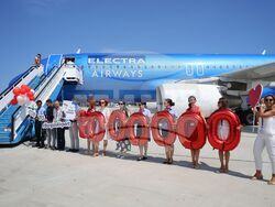 Бургас - летище - посрещане на едномилионен пътник за 2025 година