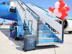 Бургас - летище - посрещане на едномилионен пътник за 2025 година