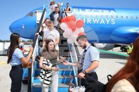 Бургас - летище - посрещане на едномилионен пътник за 2025 година