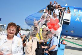 Бургас - летище - посрещане на едномилионен пътник за 2025 година