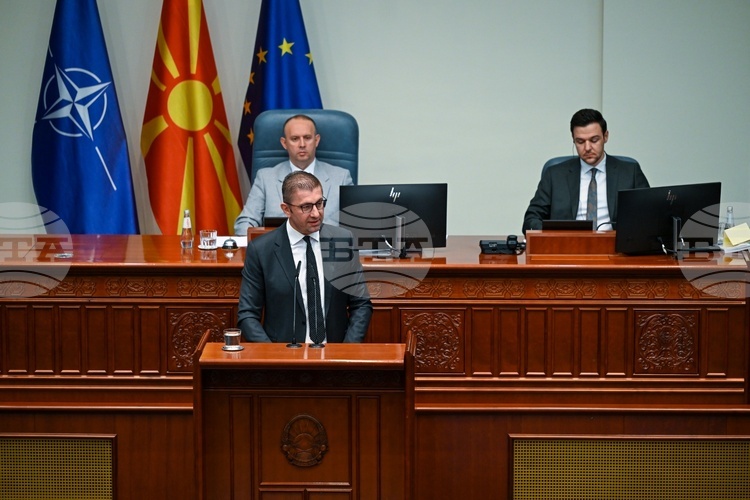 PM Mickoski: Previous Government Was Wrong to Sign Treaty of Good Neighbourliness with Bulgaria