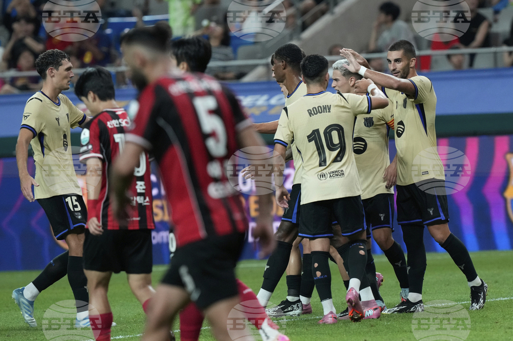 South Korea Soccer Barcelona Seoul