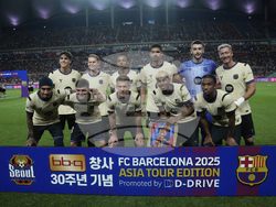 South Korea Soccer Barcelona Seoul