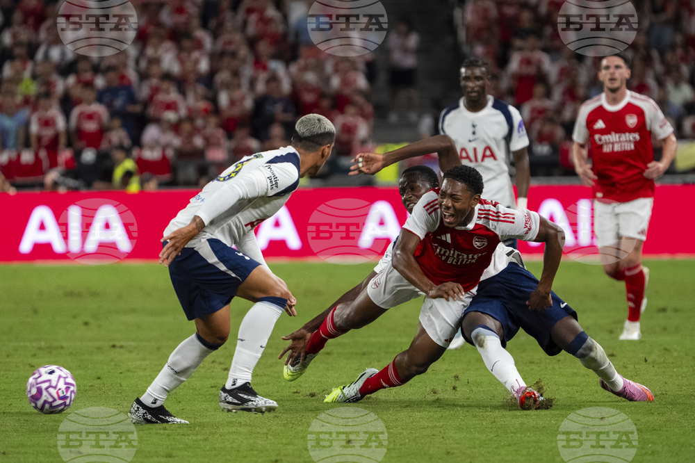 Hong Kong Soccer Arsenal Tottenham Hotspur