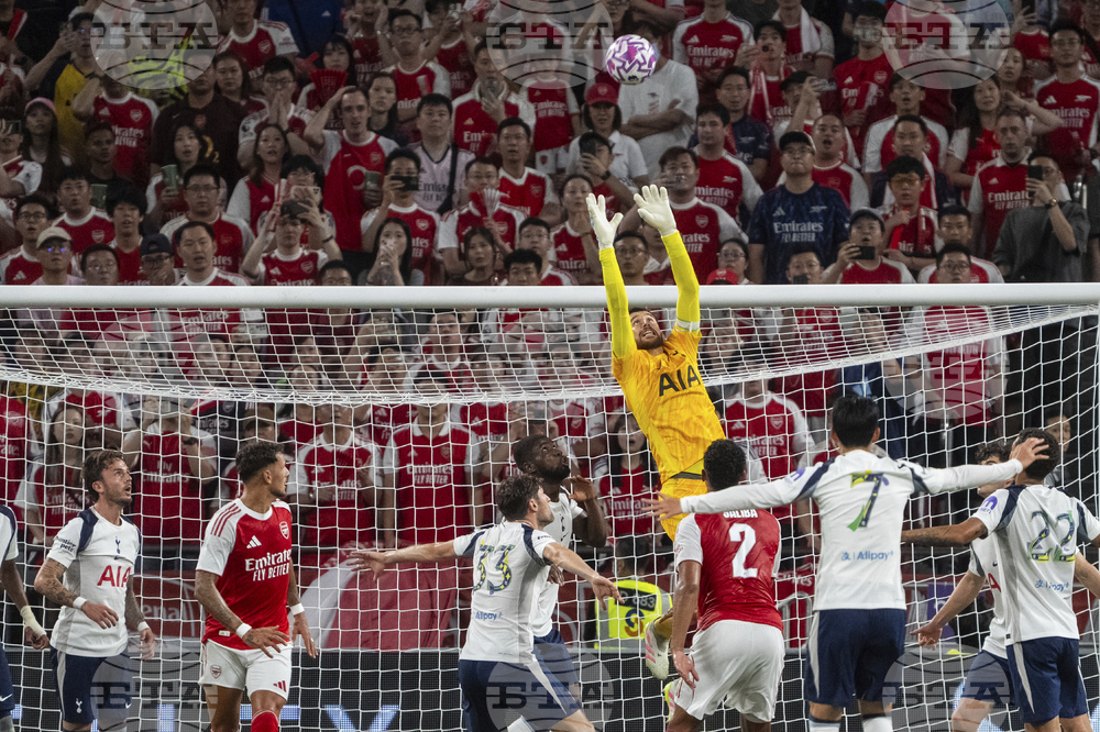 Hong Kong Soccer Arsenal Tottenham Hotspur