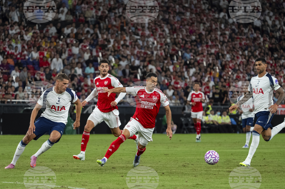 Hong Kong Soccer Arsenal Tottenham Hotspur