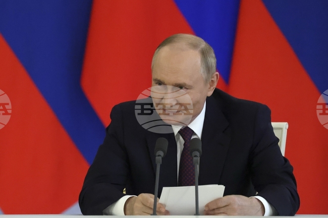 Путин заяви, че се надява, че мирните преговори между Русия и Украйна ще продължат