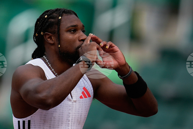 Ноа Лайлс записа време 10.05 секунди в пресявките на 100 метра от лекоатлетическия шампионат на САЩ, но се оттегли преди полуфиналите