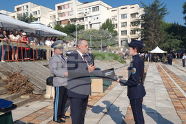 Плевен - ВВВУ "Георги Бенковски" - връчване на офицерски пагони