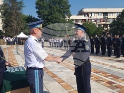 Плевен - ВВВУ "Георги Бенковски" - връчване на офицерски пагони