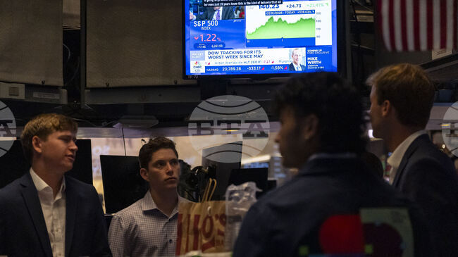 С растеж започна сесията на Уолстрийт на фона на очаквания за скорошен спад на лихвите