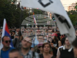 Сърбия - студенти - протест