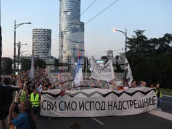 Сърбия - студенти - протест
