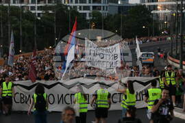 Сърбия - студенти - протест