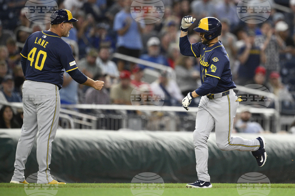 Brewers Nationals Baseball
