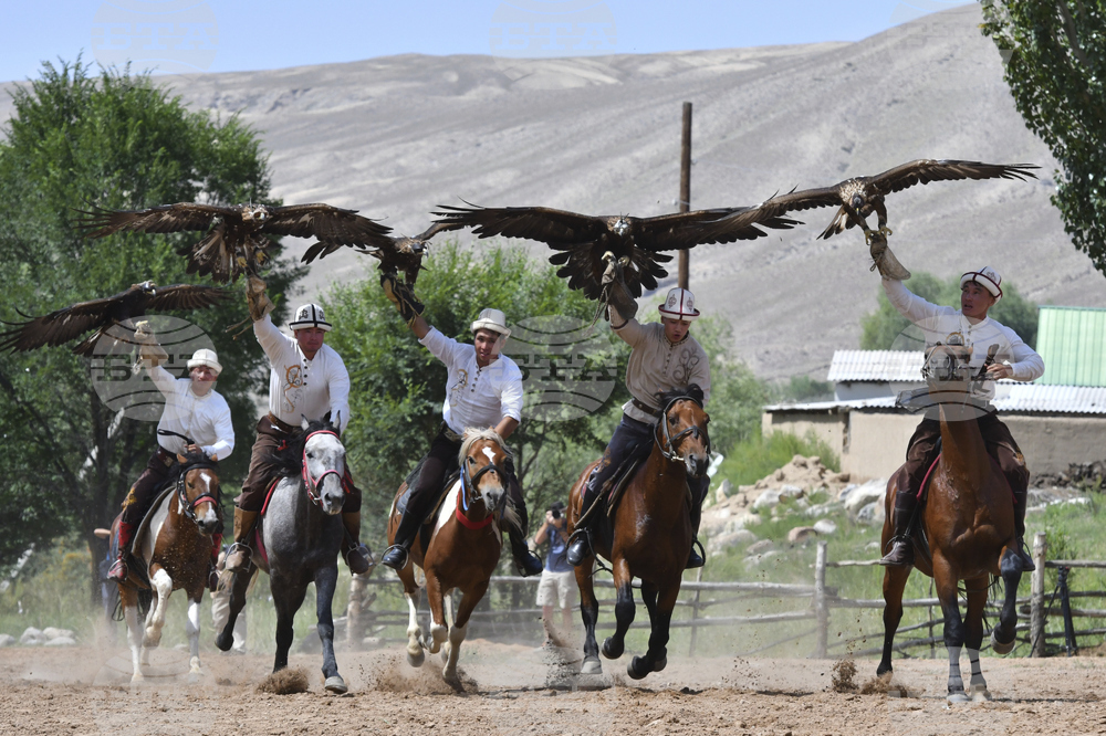 APTOPIX Kyrgyzstan Salbuurun Festival