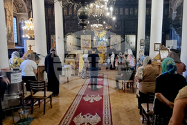 Хасково - храм „Св. св. Архангели Михаил и Гавраил” - литургия