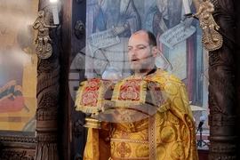Хасково - храм „Св. св. Архангели Михаил и Гавраил” - литургия
