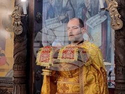 Хасково - храм „Св. св. Архангели Михаил и Гавраил” - литургия