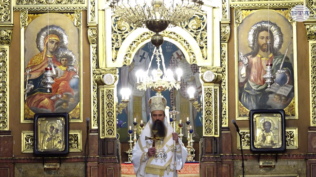 Българският патриарх и Софийски митрополит Даниил отслужи патриаршеска света литургия в митрополитския катедрален храм „Св. вмчца Неделя“