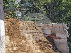 Велико Търново - подпорна стена - срутване