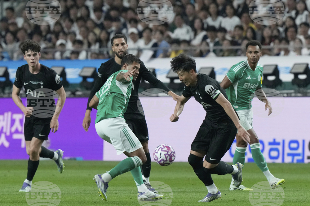 South Korea Soccer Tottenham Hotspur Newcastle United