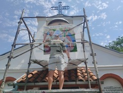 кв. Бряг - църква - икона